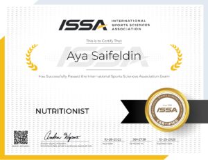 ISSA Nutritionist Certification 300x232